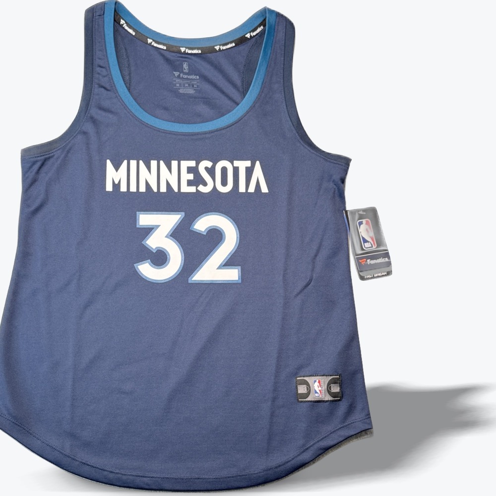Fanatics NBA Minnesota Timberwolves 32 Karl Anthony Towns Jersey Mens Medium NEW - Picture 1 of 9